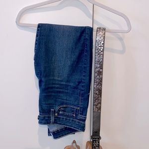 Medium blue Paige skinny jeans size 28